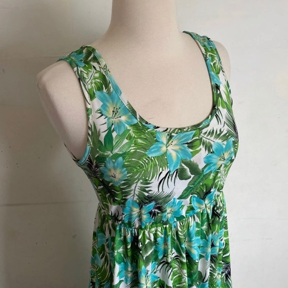 Vacation Tropical Print Maxi with pockets! - Picture 2 of 5